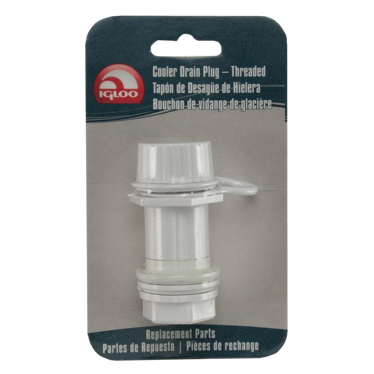 Igloo Cooler Drain Plug White 1 pk