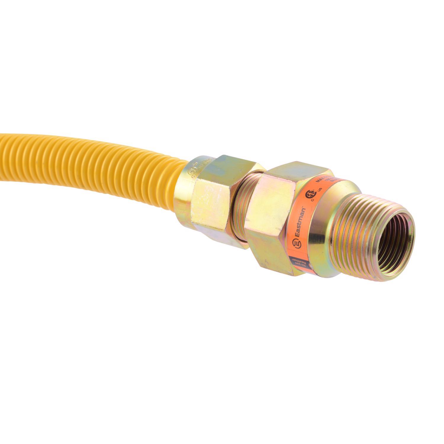 Eastman 1/2 in. MIP in. X 5/8 in. D MIP 36 in. Stainless Steel Gas Connector