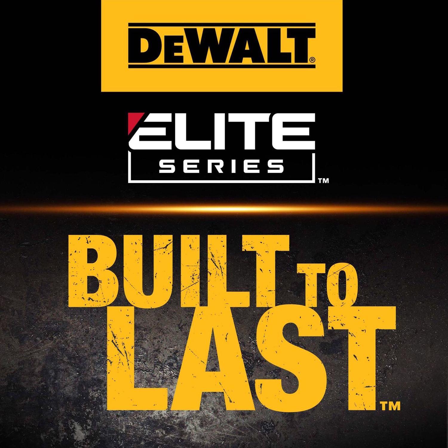 DEWALT ELITE SERIES 1/4 in. X 4 in. L Cobalt Steel Pilot Point Drill Bit Round Shank 1 pc