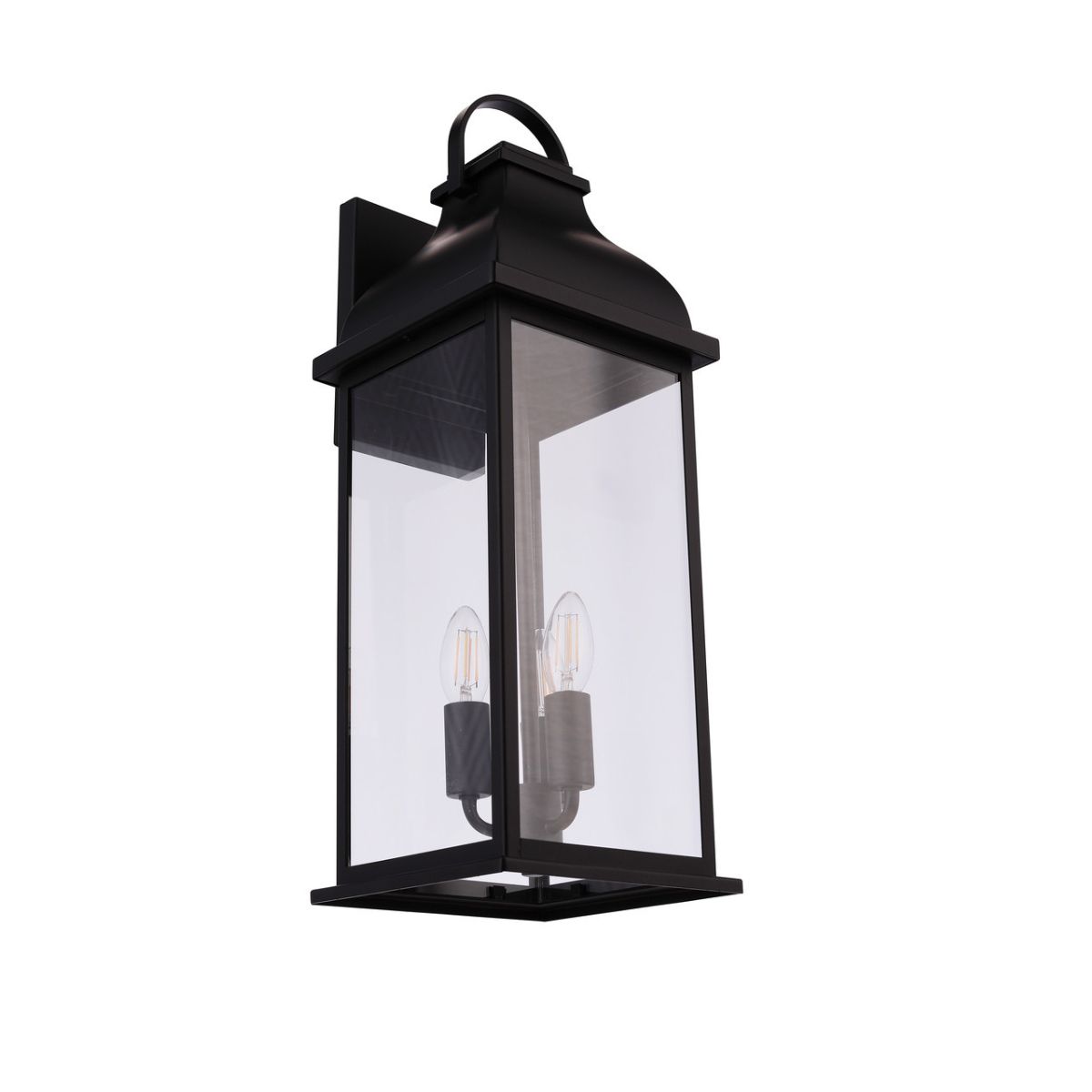 Craftmade Bent Tree 3 Light Outdoor Wall Lantern in Midnight
