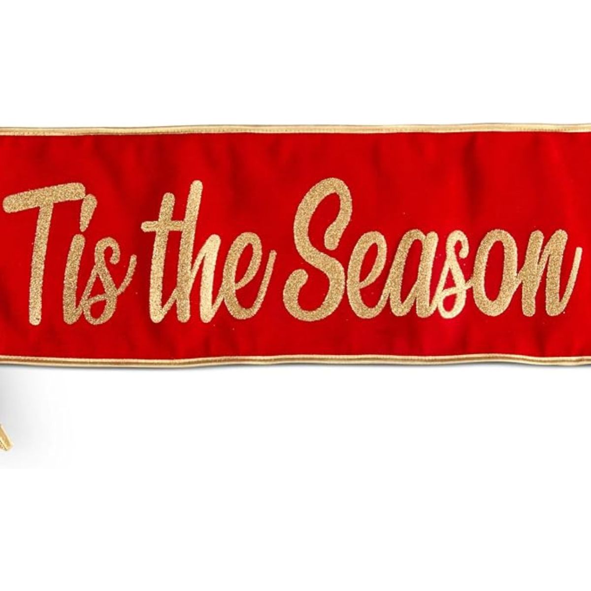 Raz 41.25in. Tis The Season Red Plaid