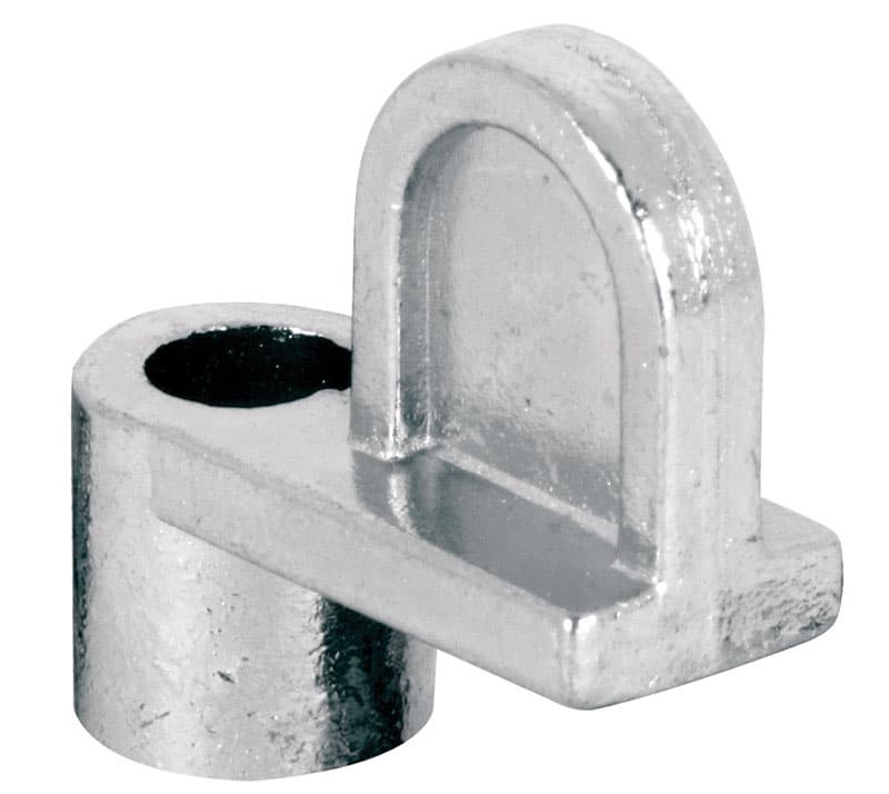 Prime-Line Mill Silver Die Cast Screen Clip For 5/16 in. 12 pk