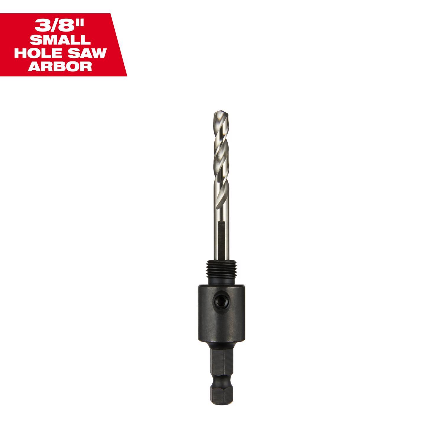 Milwaukee Hardened Steel Hole Saw Arbor 1 pk