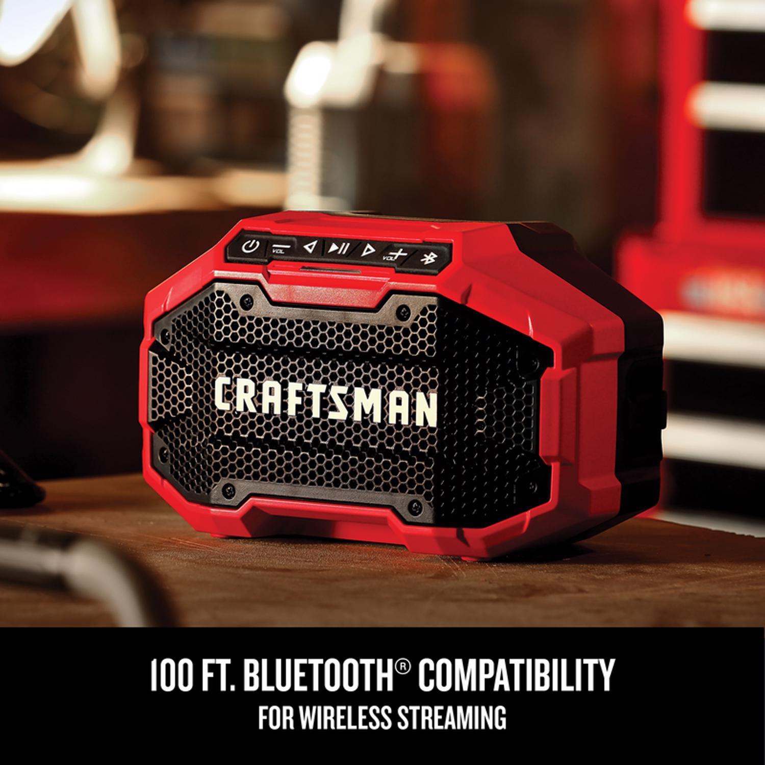 CRAFTSMAN V20 Wireless Bluetooth Jobsite Speaker