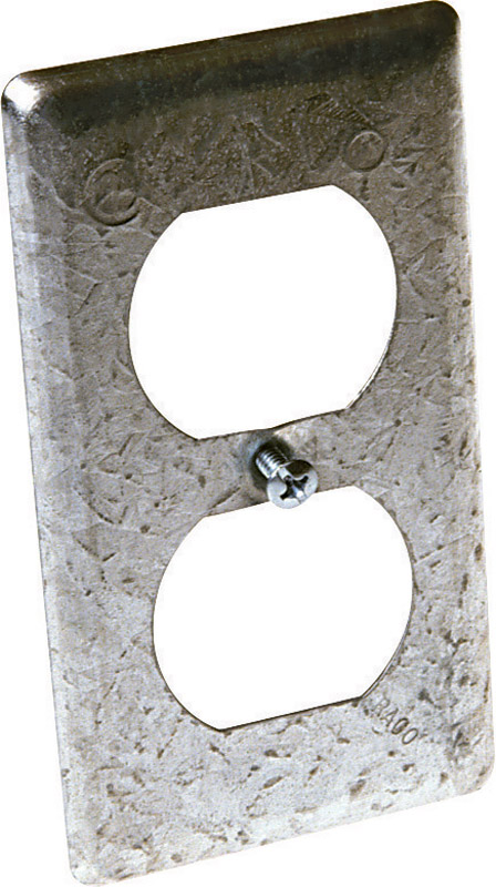 Raco Rectangle Steel 1 gang Box Cover