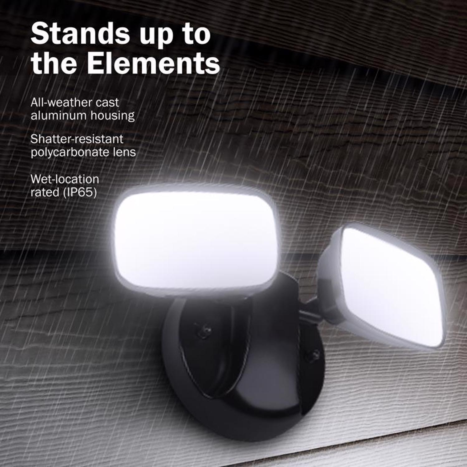 Feit LED Switch Hardwired LED Bronze Security Floodlight