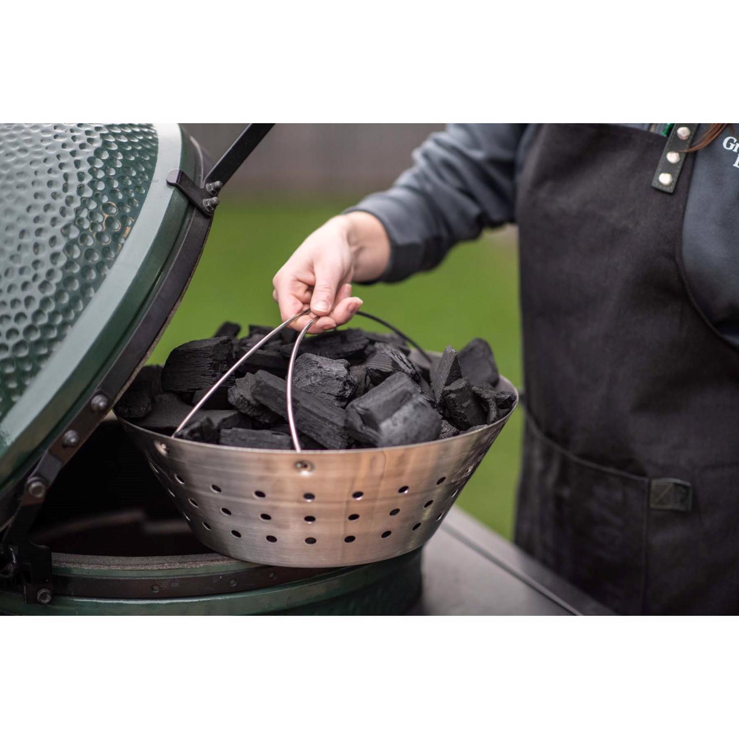 Big Green Egg Stainless Steel Fire Bowl 14.87 in. W For Big Green Egg Large Egg