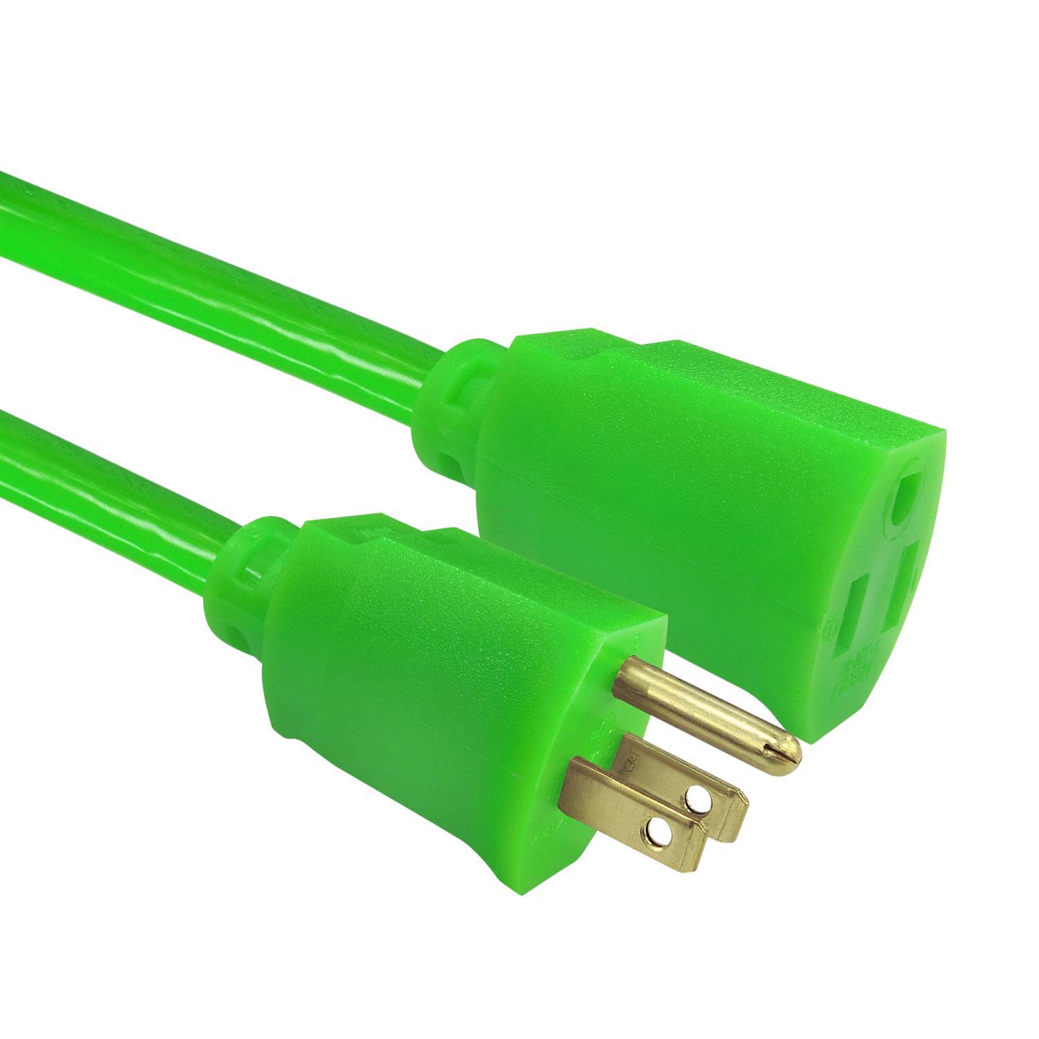 Ace Outdoor 80 ft. L Neon Green Extension Cord 12/3 SJTW