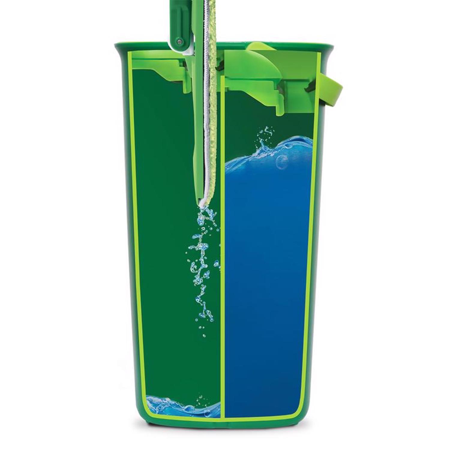 Libman Rinse 'n Wring 13 in. W Microfiber Mop with Bucket