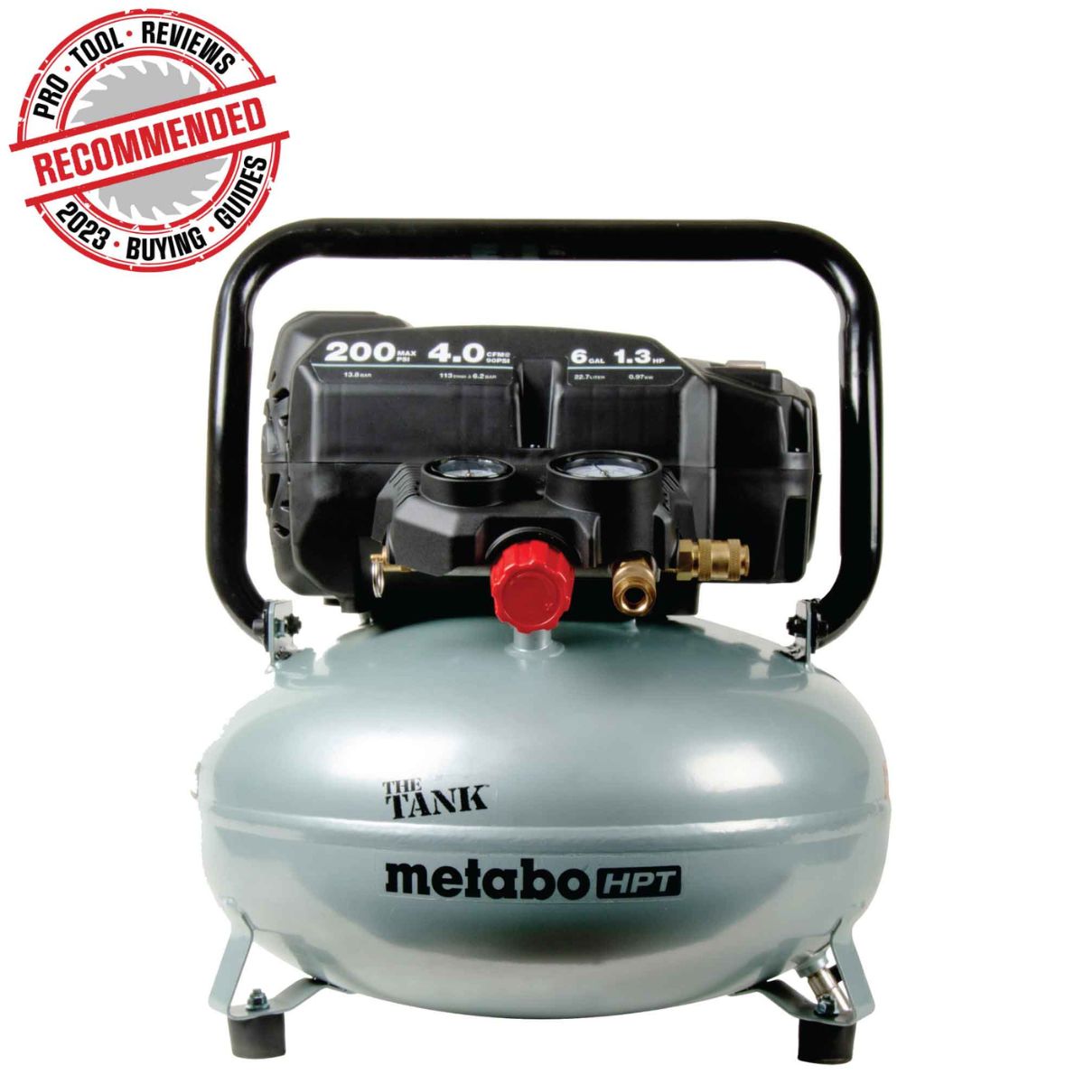 THE TANK 6-Gallon High Capacity Pancake Air Compressor | Metabo HPT EC914S