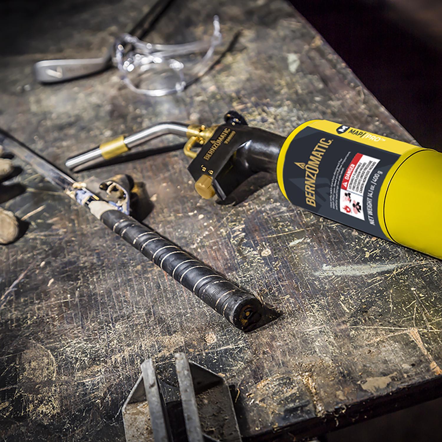 Bernzomatic MAP-Pro 14.1 oz High Heat Torch Kit 1 pc MAPP