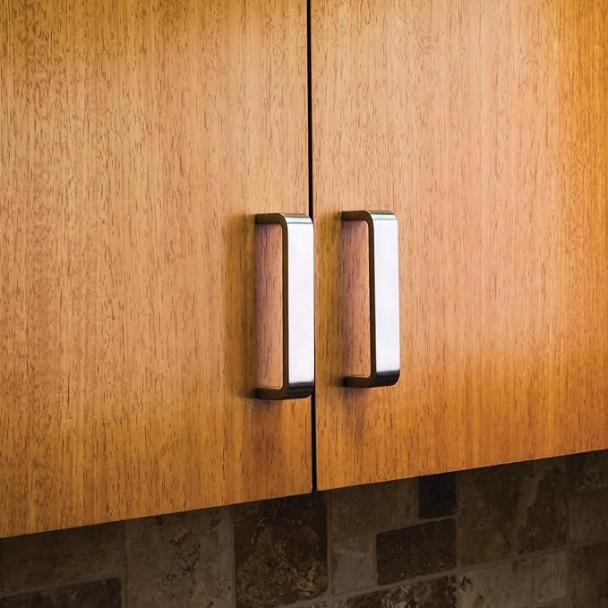 Asher 3-3/4 Inch Center to Center Brushed Oil Rubbed Bronze Cabinet Pull