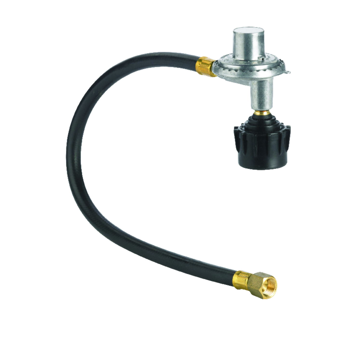 Grill Mark Rubber Gas Line Hose and Regulator 4.5 in. W