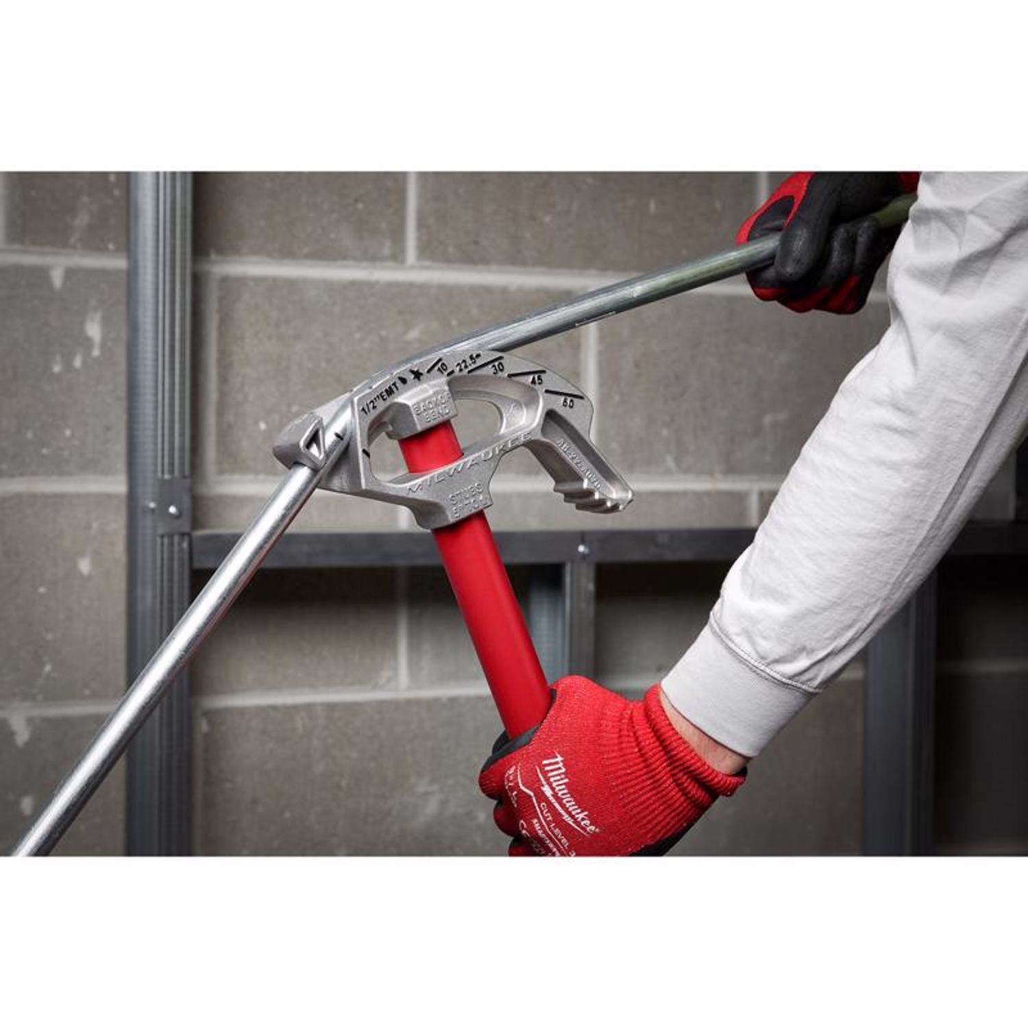 Milwaukee EMT 1/2 in. L Conduit Bender Die-Cast Aluminum/Steel