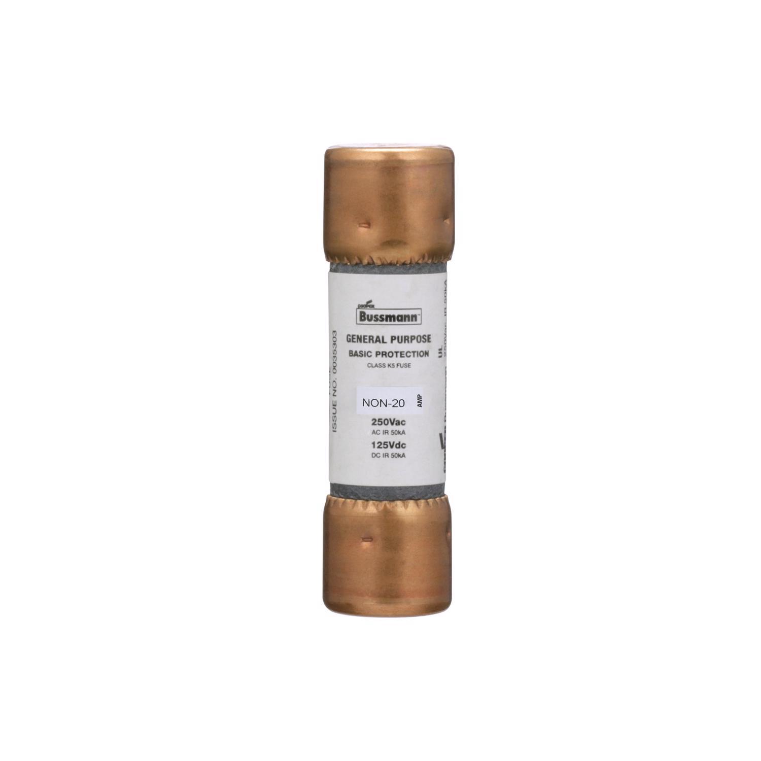 Bussmann 20 amps One Time Fuse 2 pk