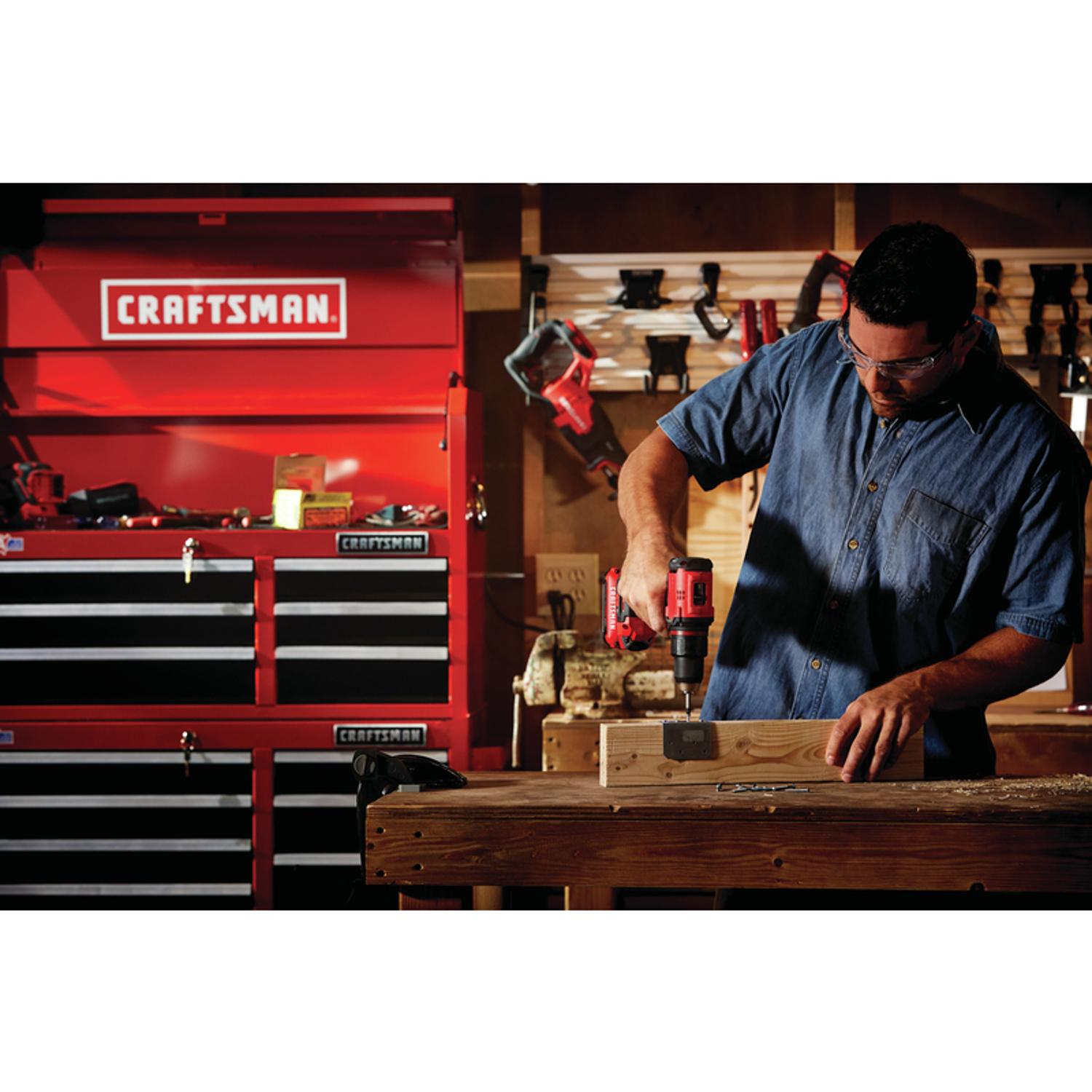 Craftsman V20 1/2 in. Brushless Cordless Drill/Driver Kit (Battery & Charger)
