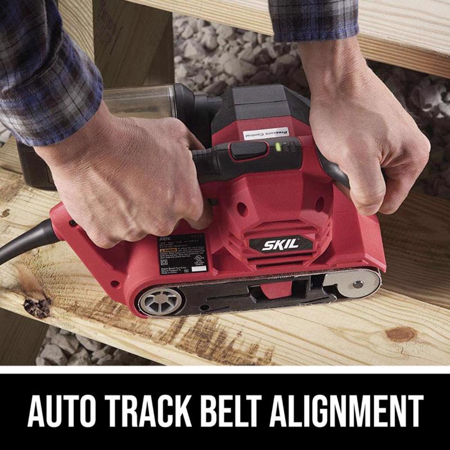 SKIL 6 amps 3 in. W X 18 in. L Corded Belt Sander