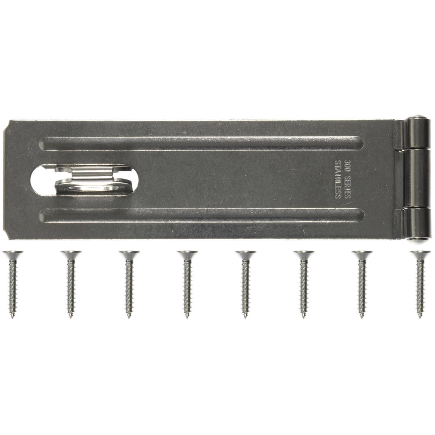 Ace Stainless Steel 6 in. L Fixed Staple Safety Hasp