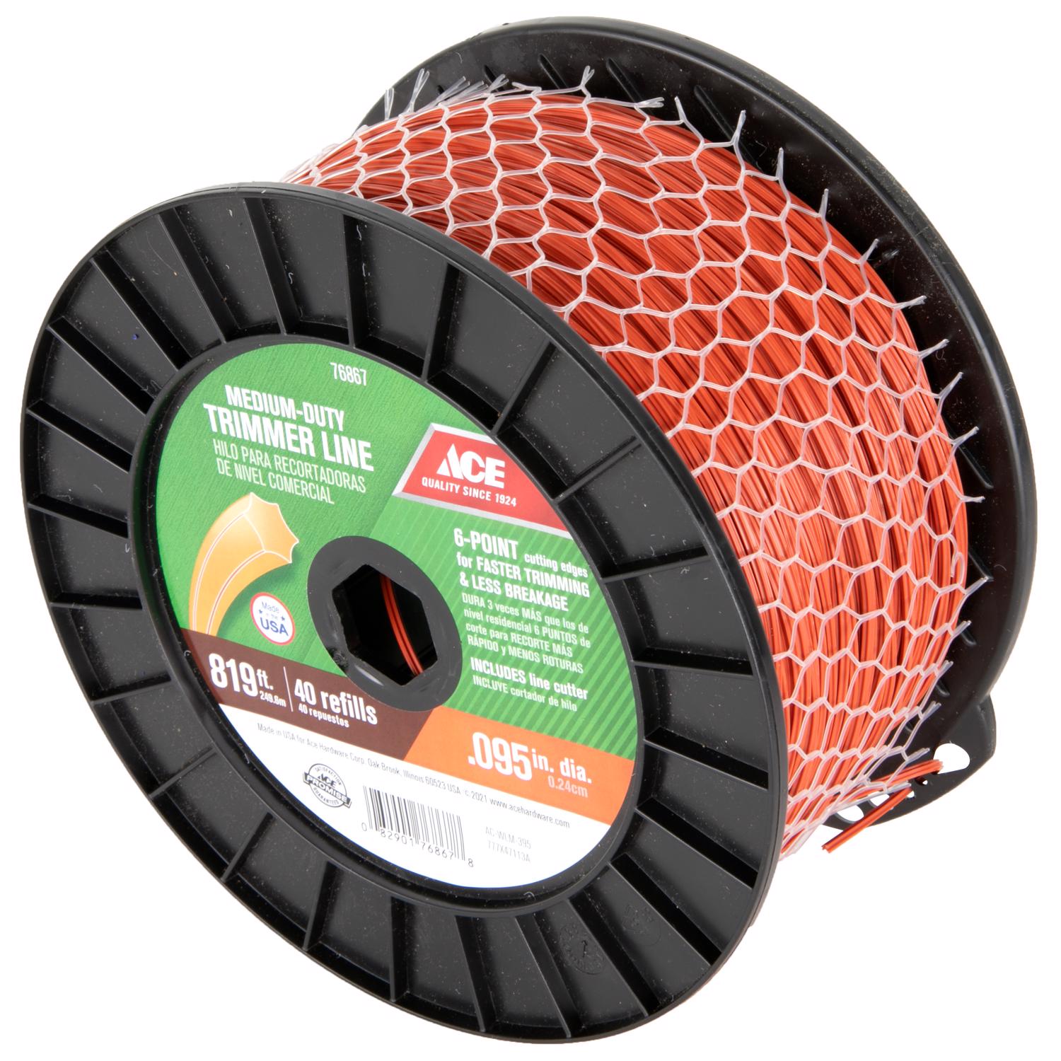Ace Premium Commercial Grade 0.095 in. D X 819 ft. L Trimmer Line