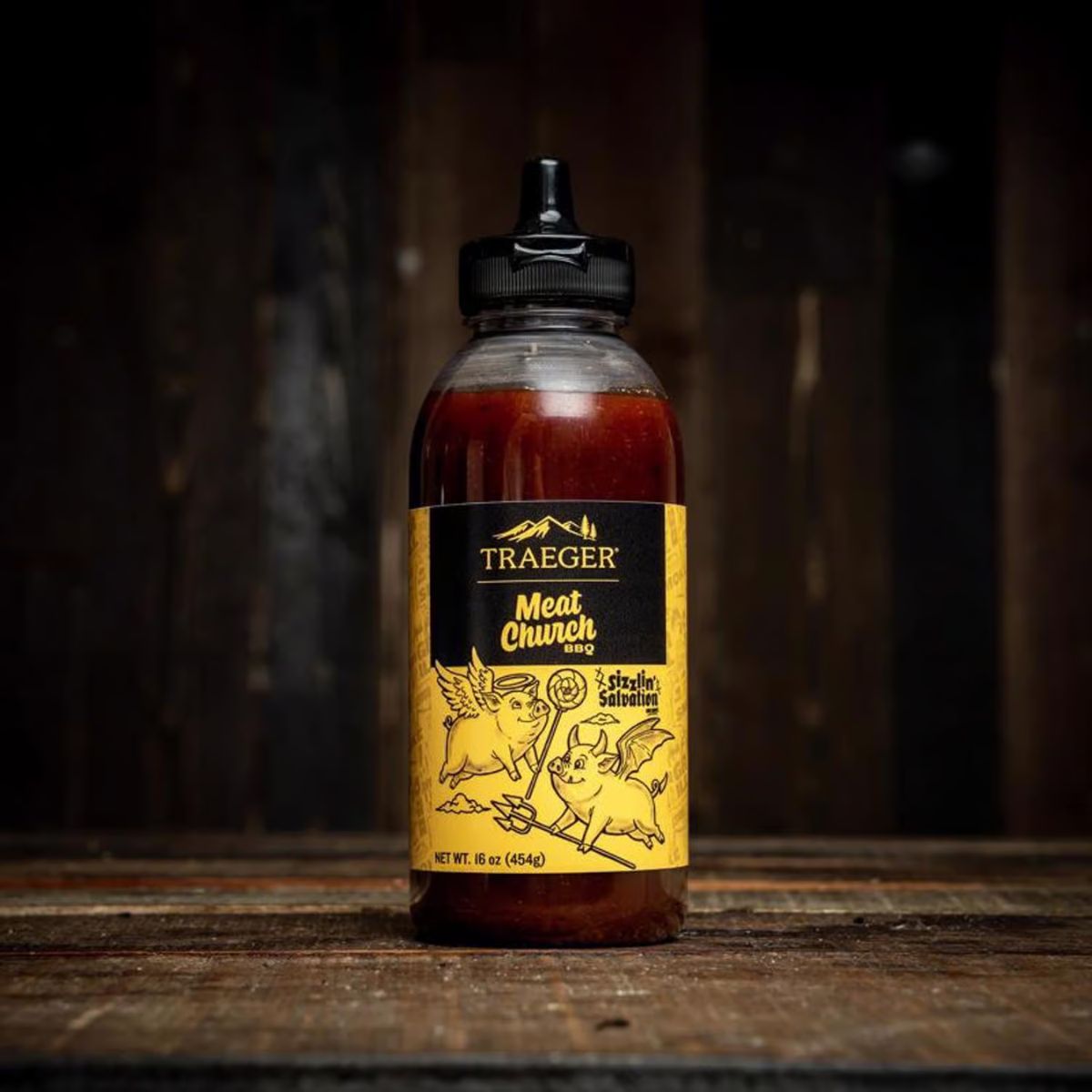Traeger Meat Church Sizzlin Salvation BBQ Sauce 16 oz.
