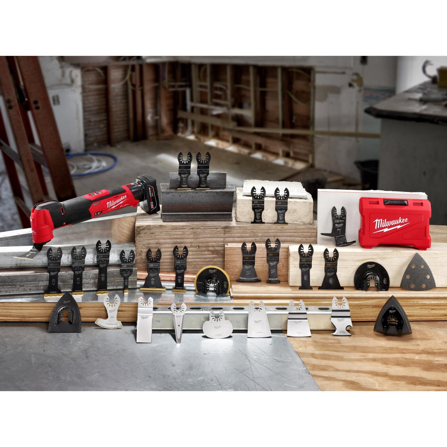 Milwaukee Universal Fit Open-Lok High Carbon Steel Multi-Tool Oscillating Blade Set 6 pc