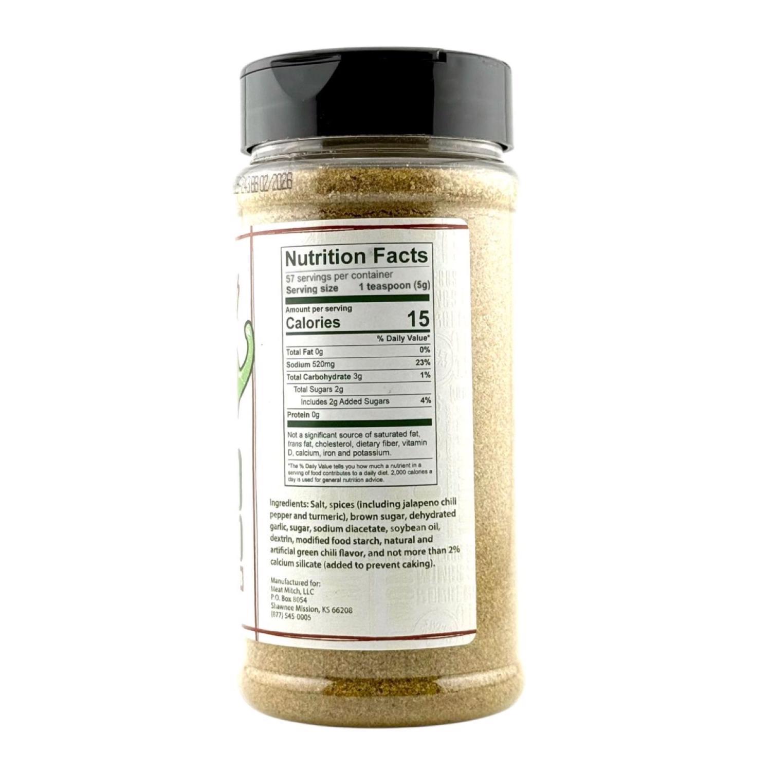 Meat Mitch Candied Jalapeno Bar-B-Q Rub/Seasoning 10 oz