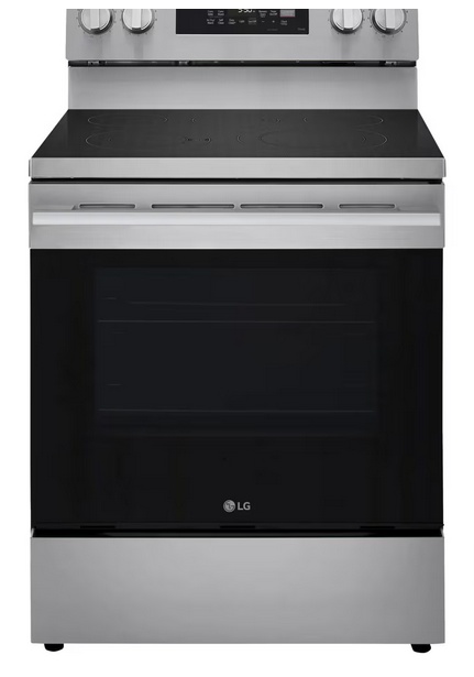 LG 6.3 cu. ft. Smart Wi-Fi Enabled ProBake Convection Electric Range with Air Fry & EasyClean