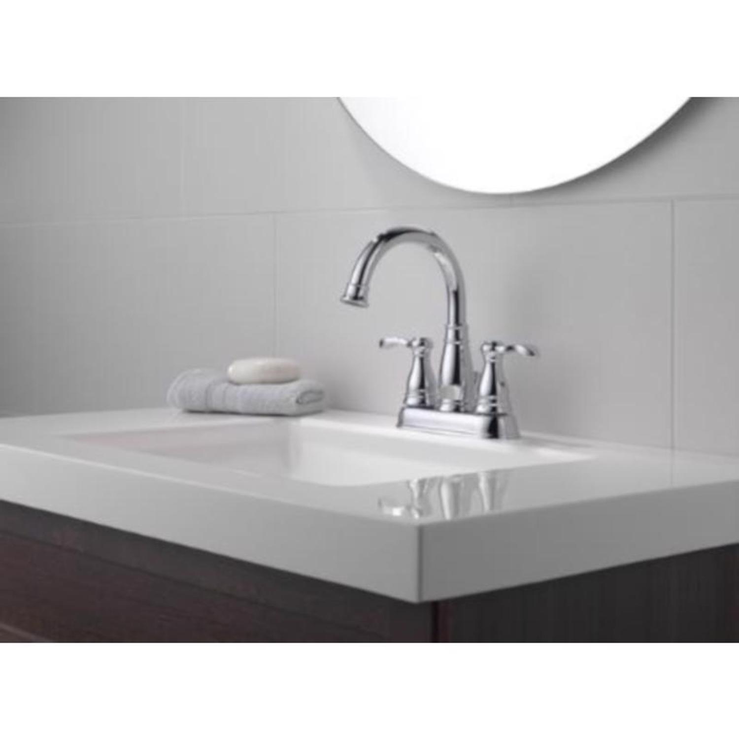 Delta Porter Chrome Bathroom Faucet 4 in.
