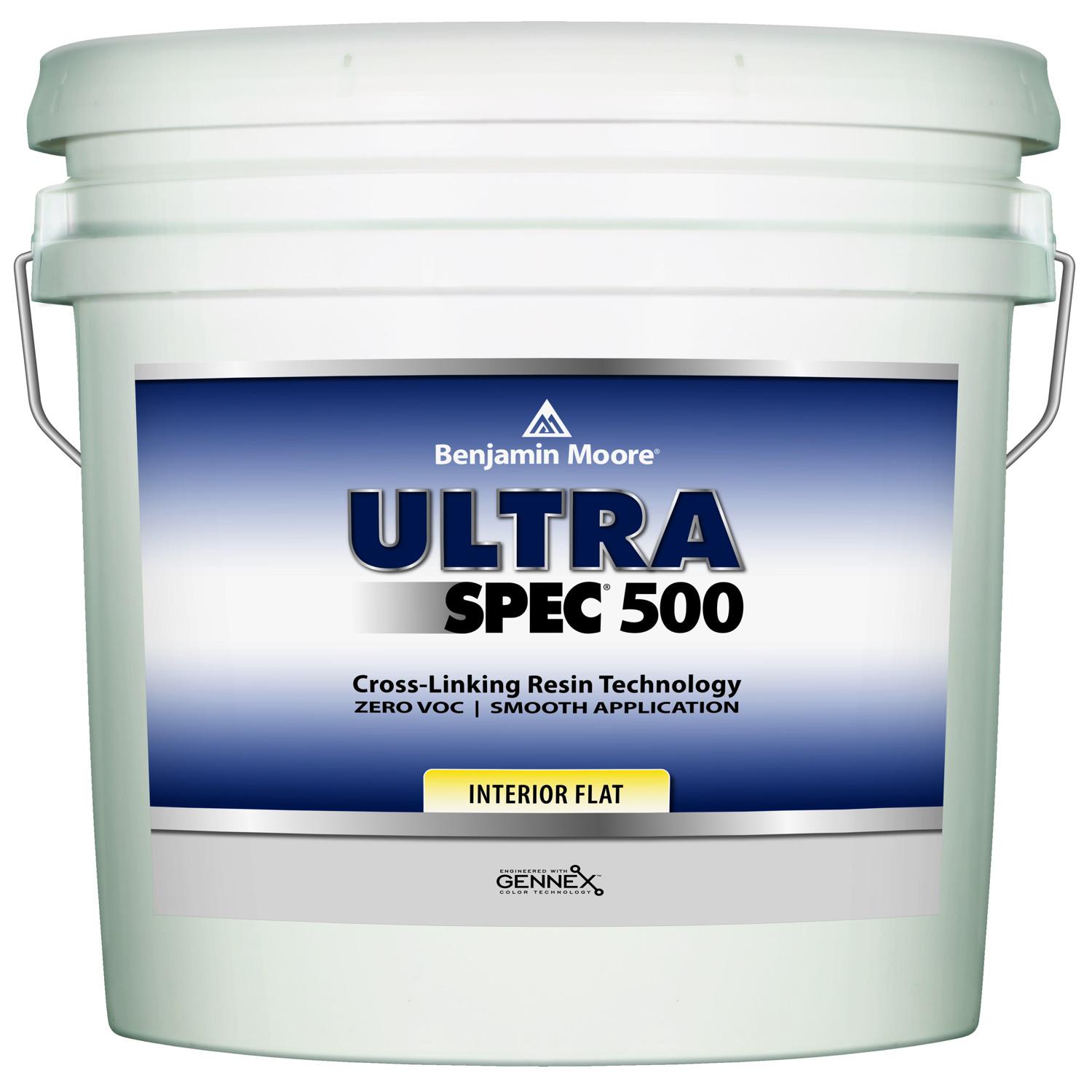 Benjamin Moore Ultra Spec Flat White Water-Based Paint Interior 5 gal