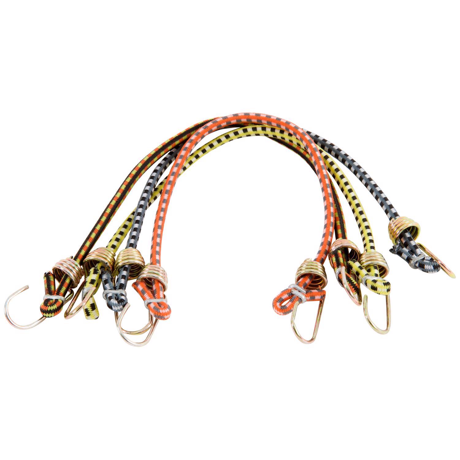 Keeper Assorted Bungee Cord 10 in. L X 0.16 in. 4 pk