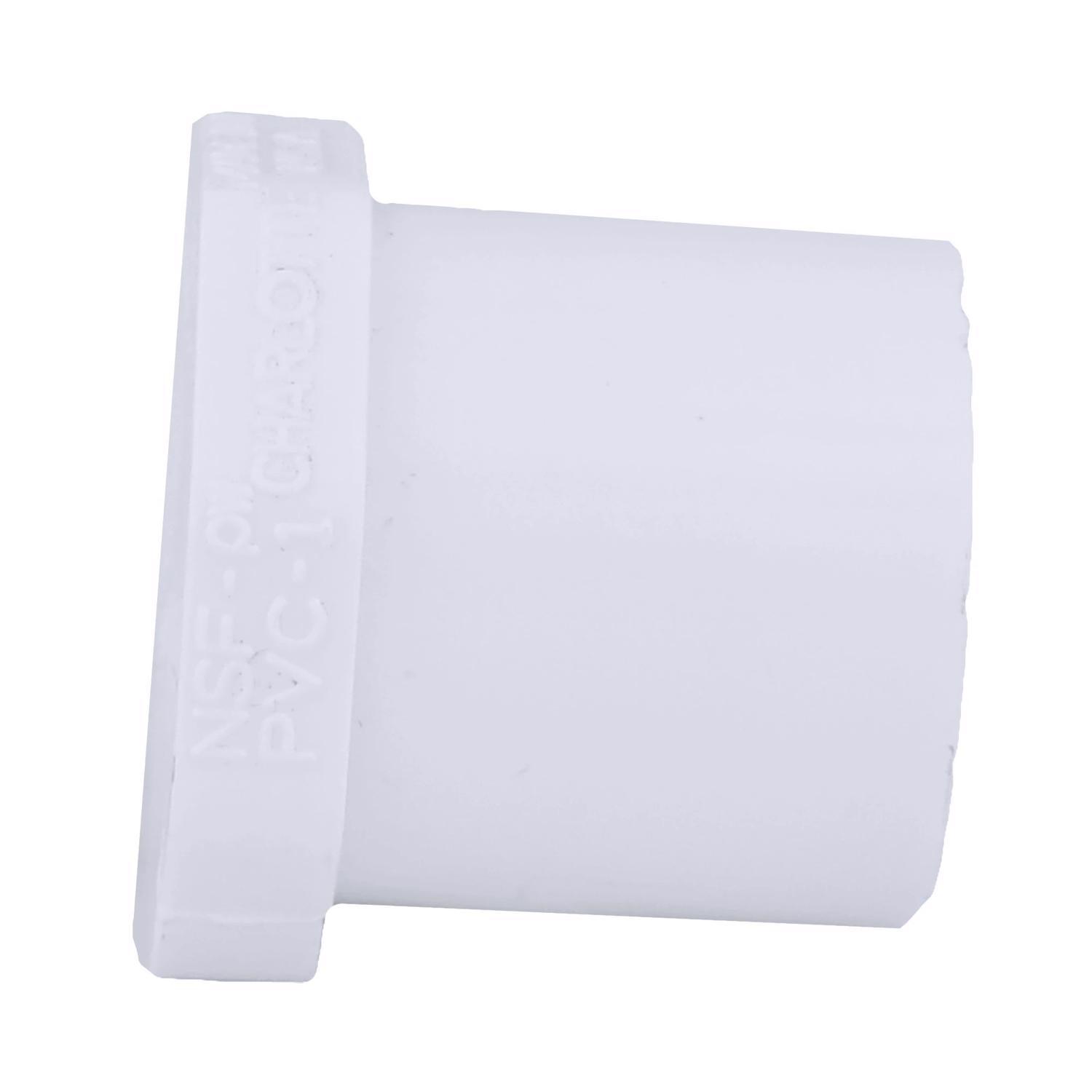 Charlotte Pipe Schedule 40 1/2 in. Spigot X 1/2 in. D Slip PVC Plug 1 pk