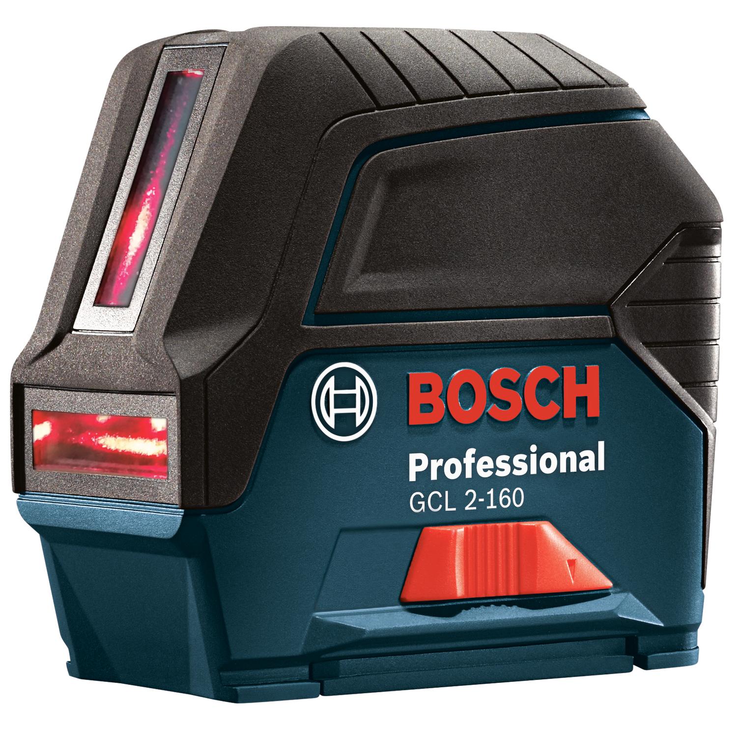 Bosch 2 beam Self Leveling Cross-Line Laser 165 ft. 8 pc