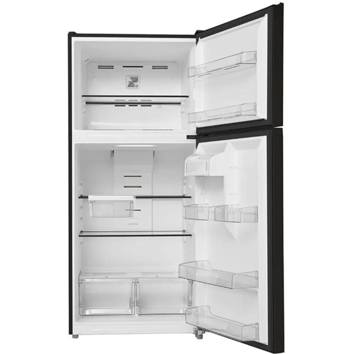 Midea 30 in.Black Freestanding Top Freezer Refrigerator with 21 cu. ft.