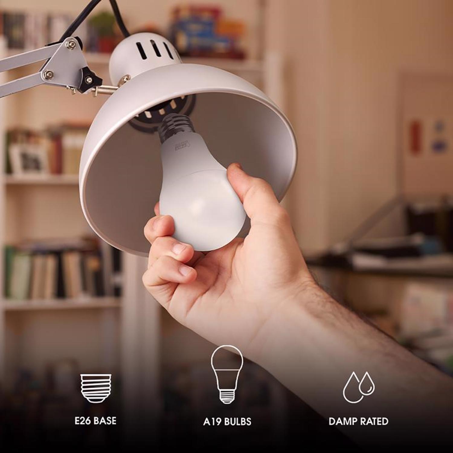 Feit A19 E26 (Medium) LED Bulb Soft White 60 Watt Equivalence 10 pk