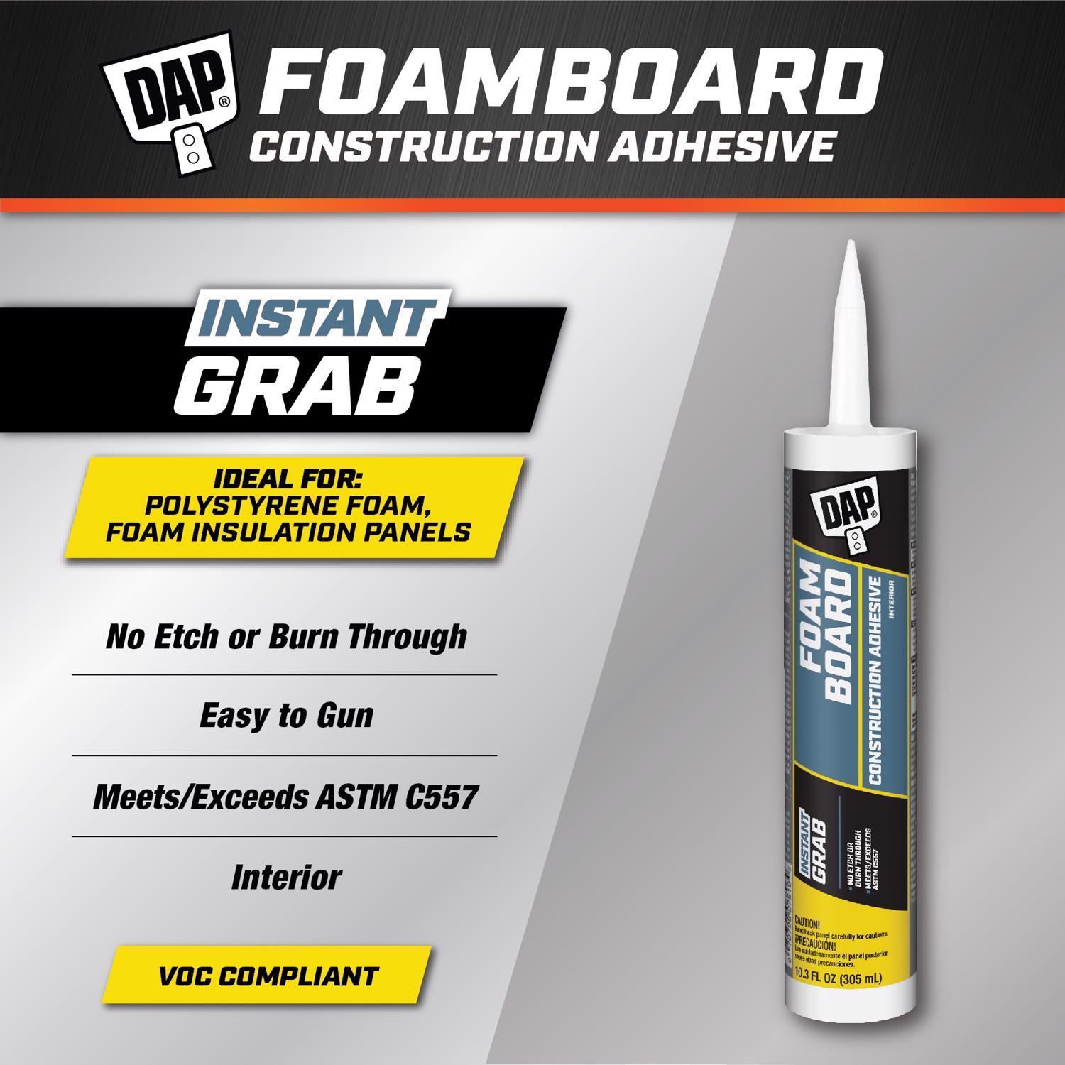 DAP Foamboard Construction Adhesive 10.3 oz