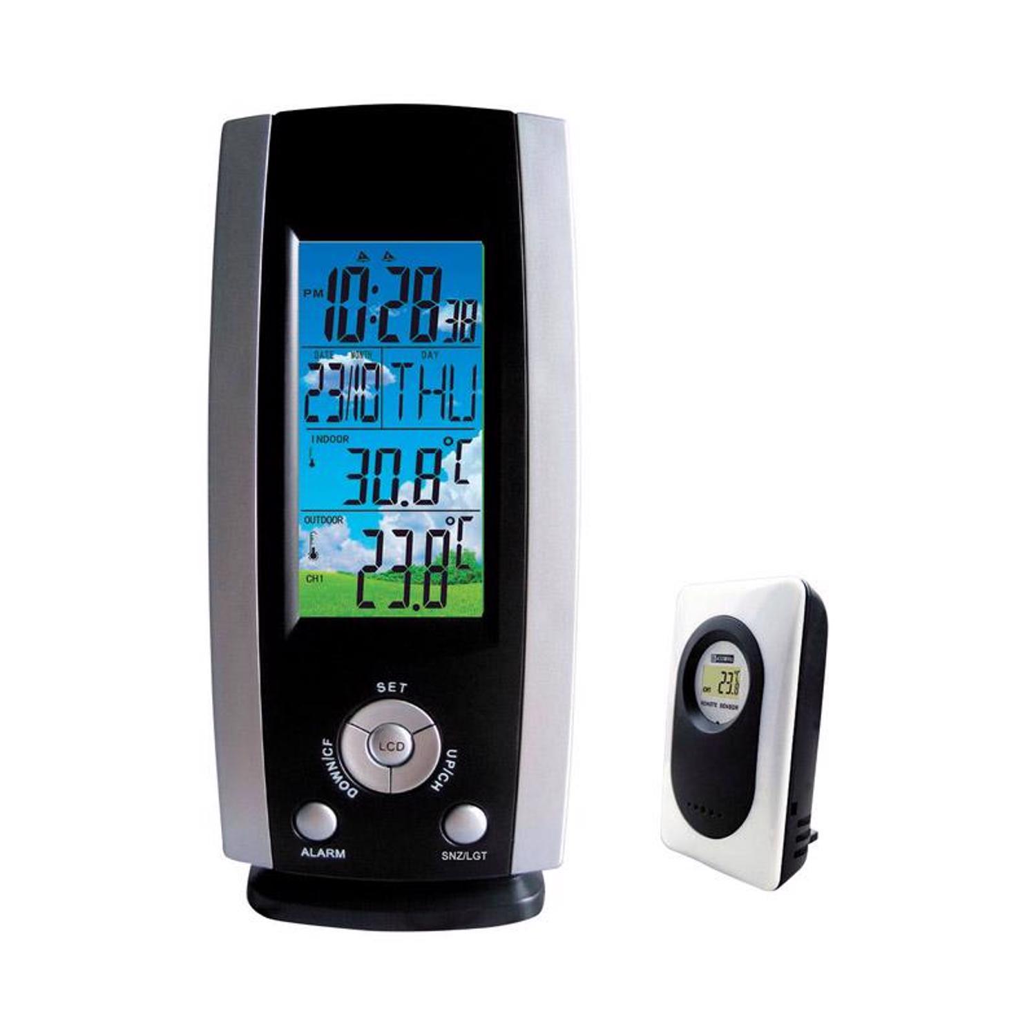 Taylor 3-Channel Weather Station with Clock