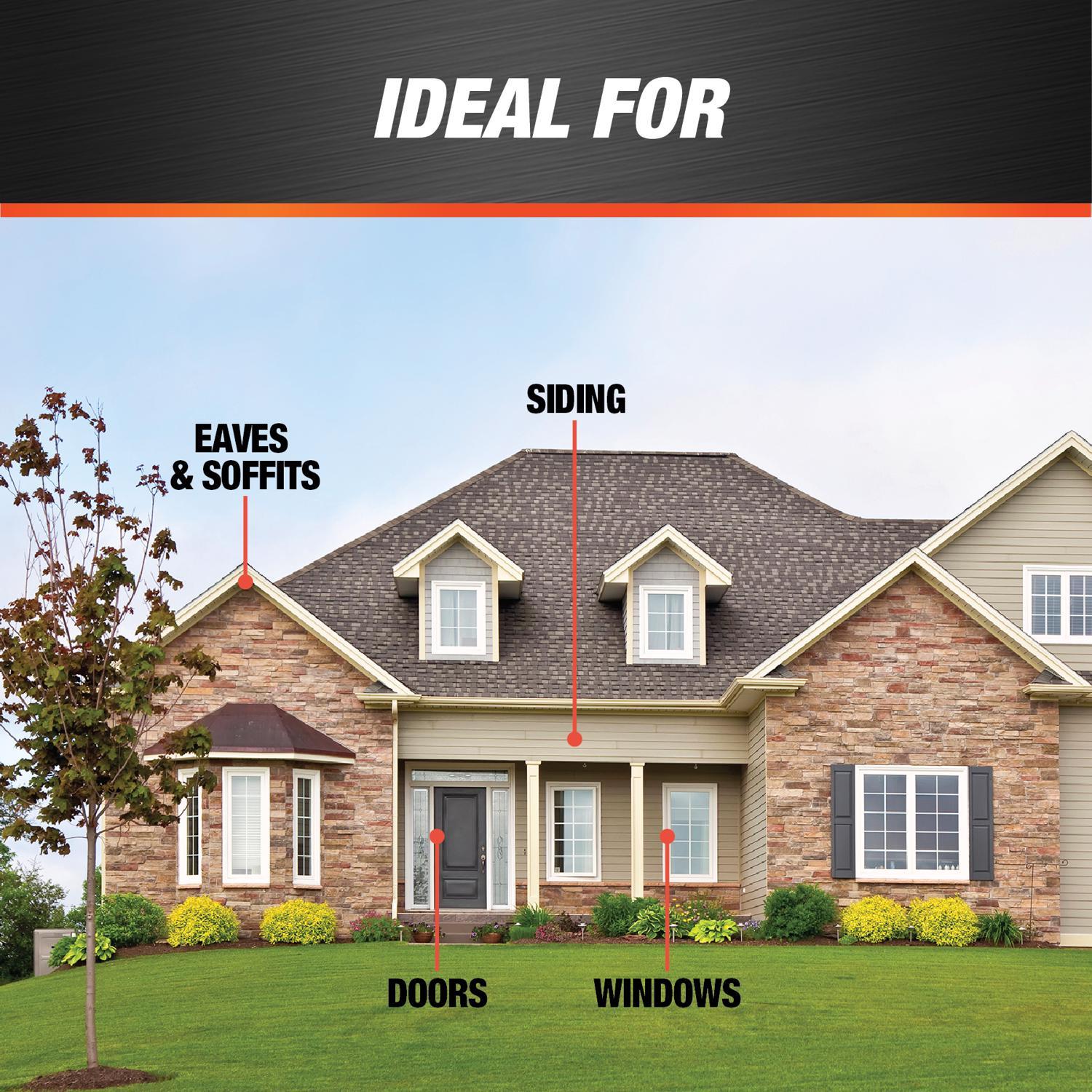 DAP DYNAFLEX 230 Black Premium Latex Door/Siding/ Window Sealant 10.1 oz