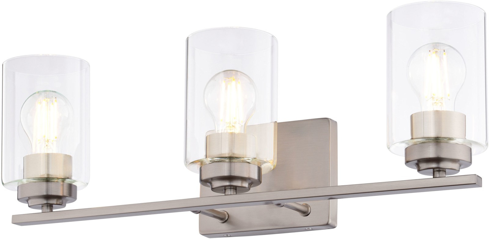 Vaxcel Lighting W0528 Park Ridge 3 Light 22 in.W Vanity Light - Nickel