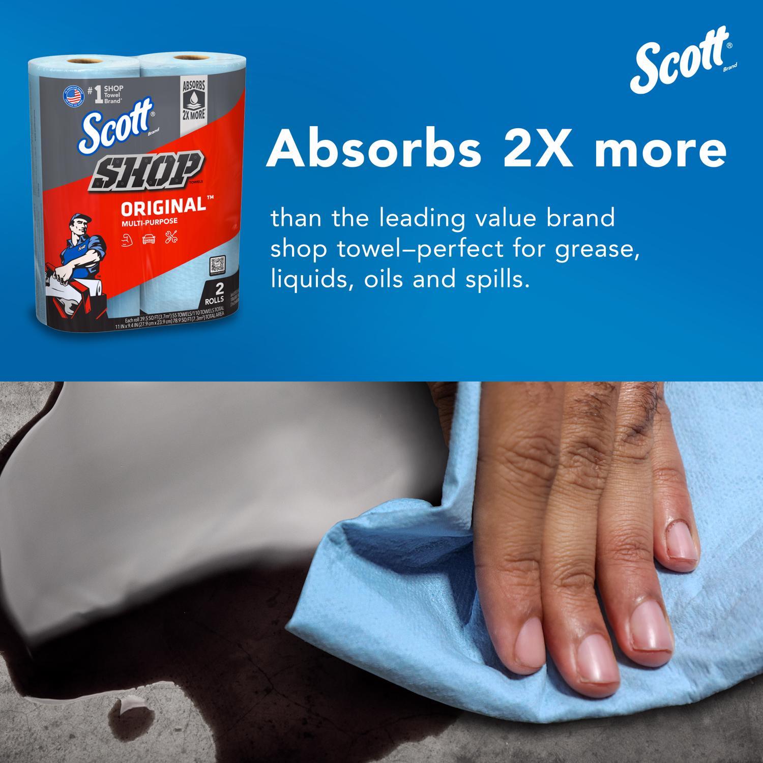 Scott Original Paper Shop Towels 9.4 in. W X 11 in. L 2 pk