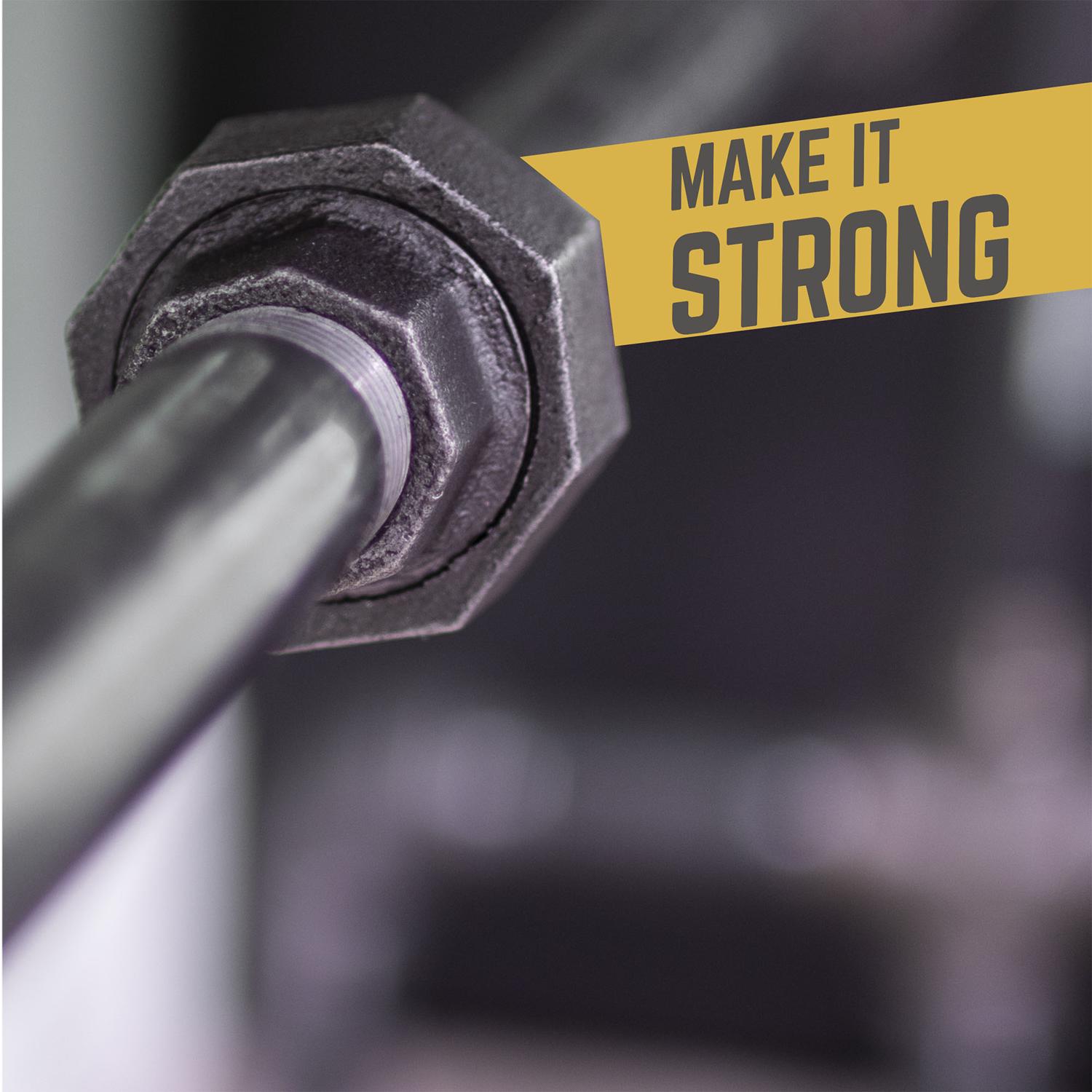 STZ Industries 1 in. FIP each X 1 in. D FIP Black Malleable Iron Union