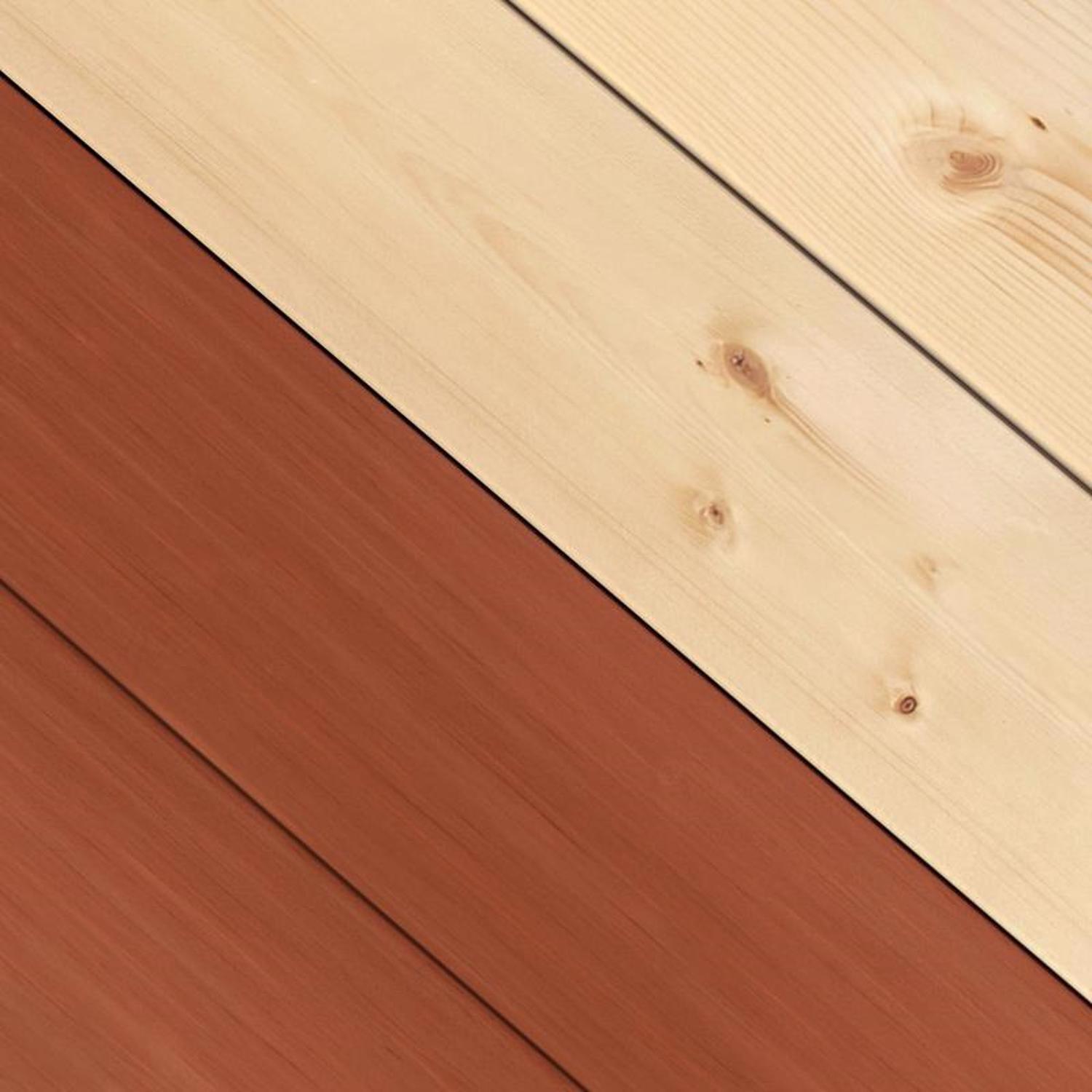 Thompson's WaterSeal Solid Sedona Red Water-Based Acrylic/Alkyd/Urethane Waterproofing Wood Stain an
