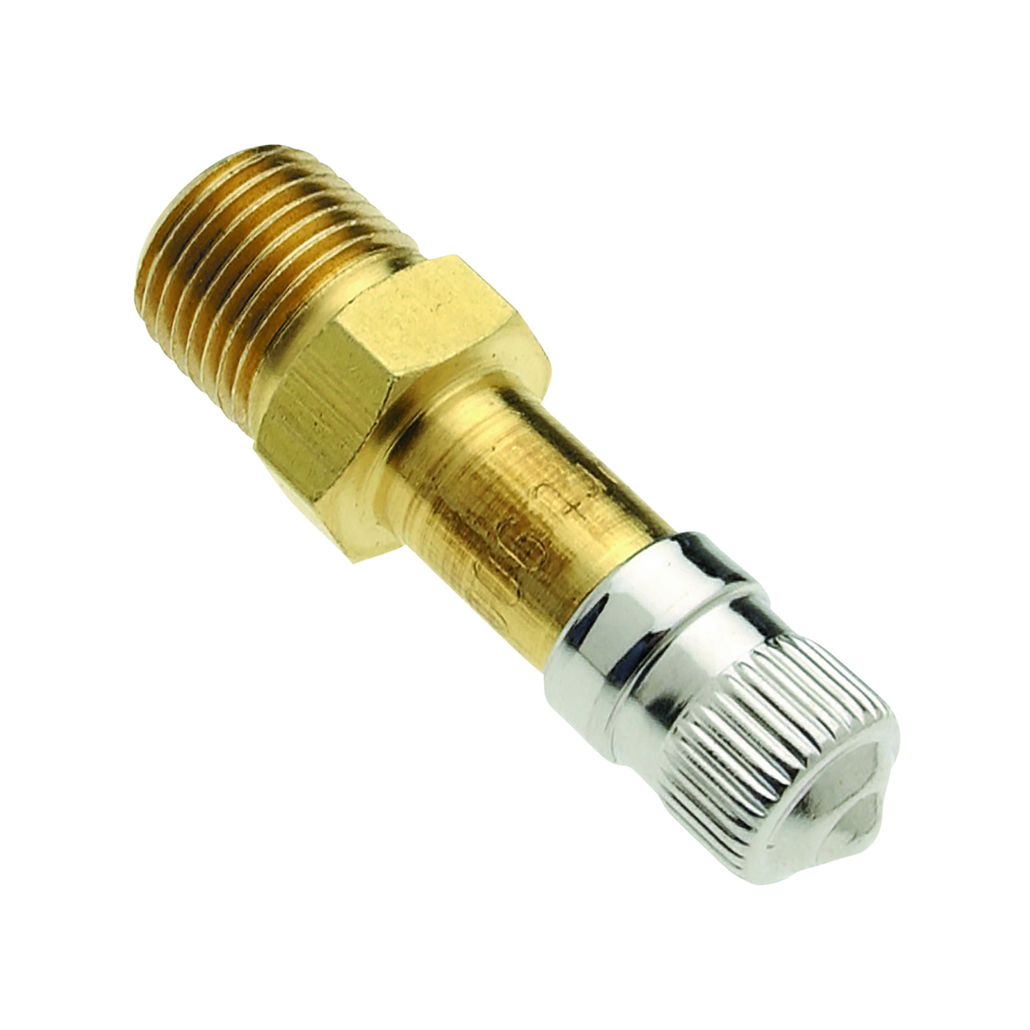 Tru-Flate Brass Tank Valve 1/8 in. Male 1 pc