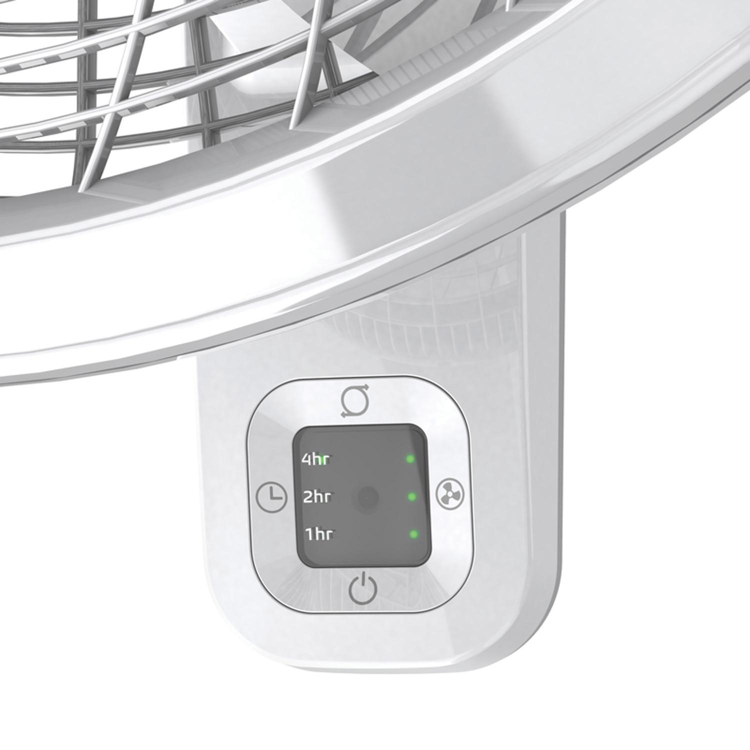 Lasko 22.5 in. H X 18 in. D 3 speed Oscillating Wall Mount Fan Remote Control