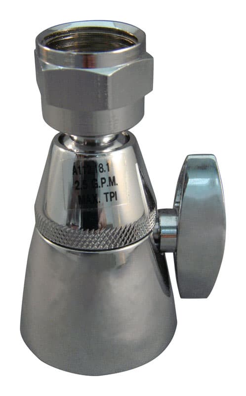 Ace Chrome Chrome 6 settings Showerhead 1.8 gpm