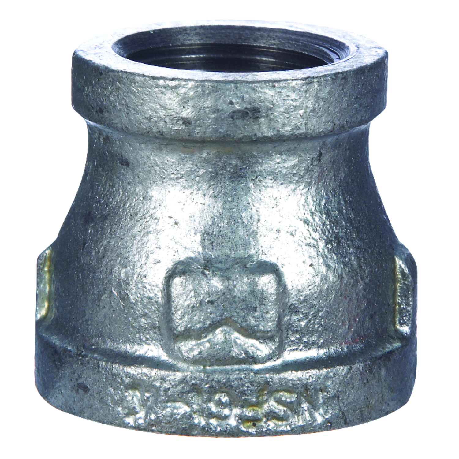 STZ Industries 1/2 in. FIP each X 1/4 in. D FIP Galvanized Malleable Iron Reducing Coupling