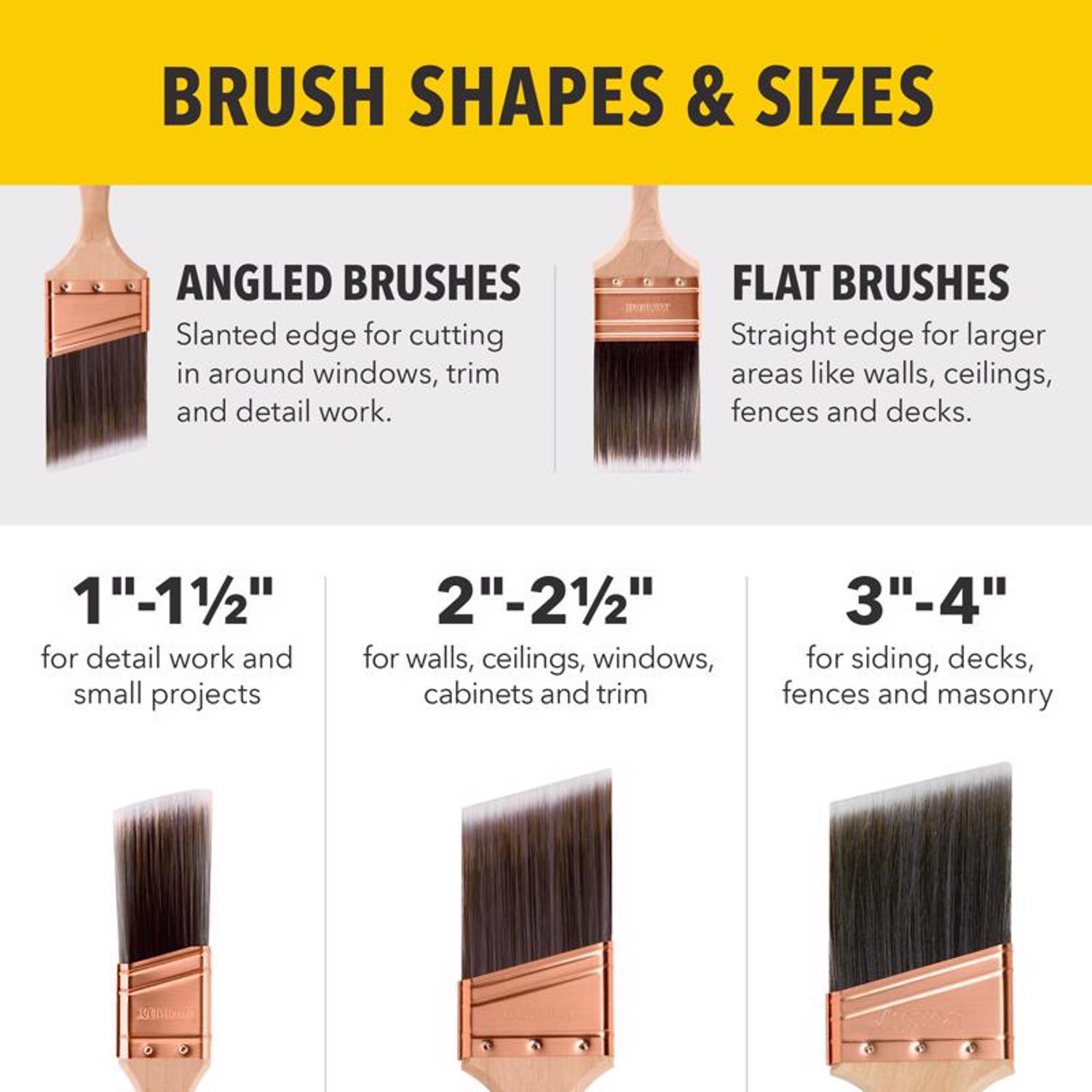 Purdy XL Glide 2-1/2 in. Medium Stiff Angle Trim Paint Brush