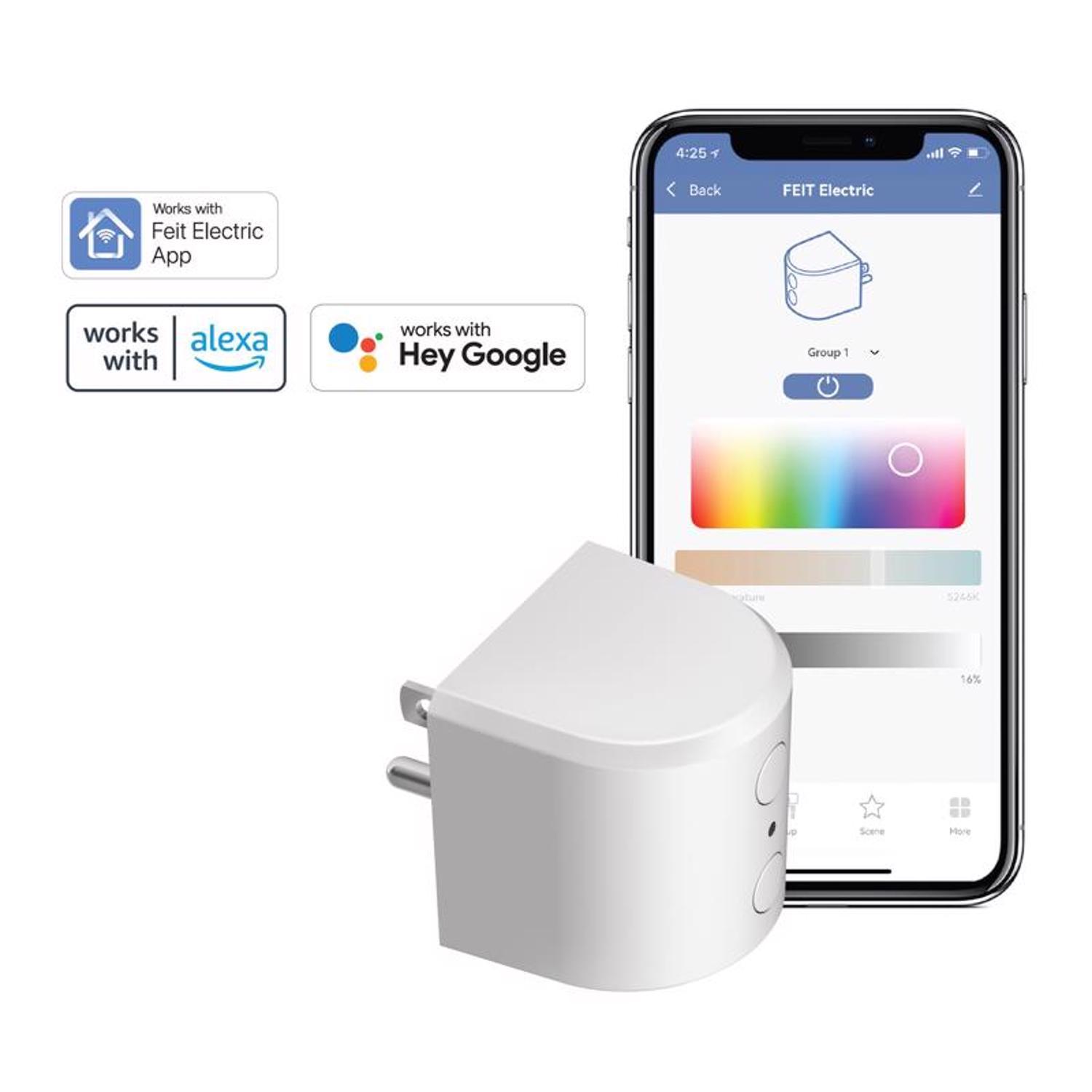 Feit OneSync 0 ft. L Smart-Enabled Smart Bridge