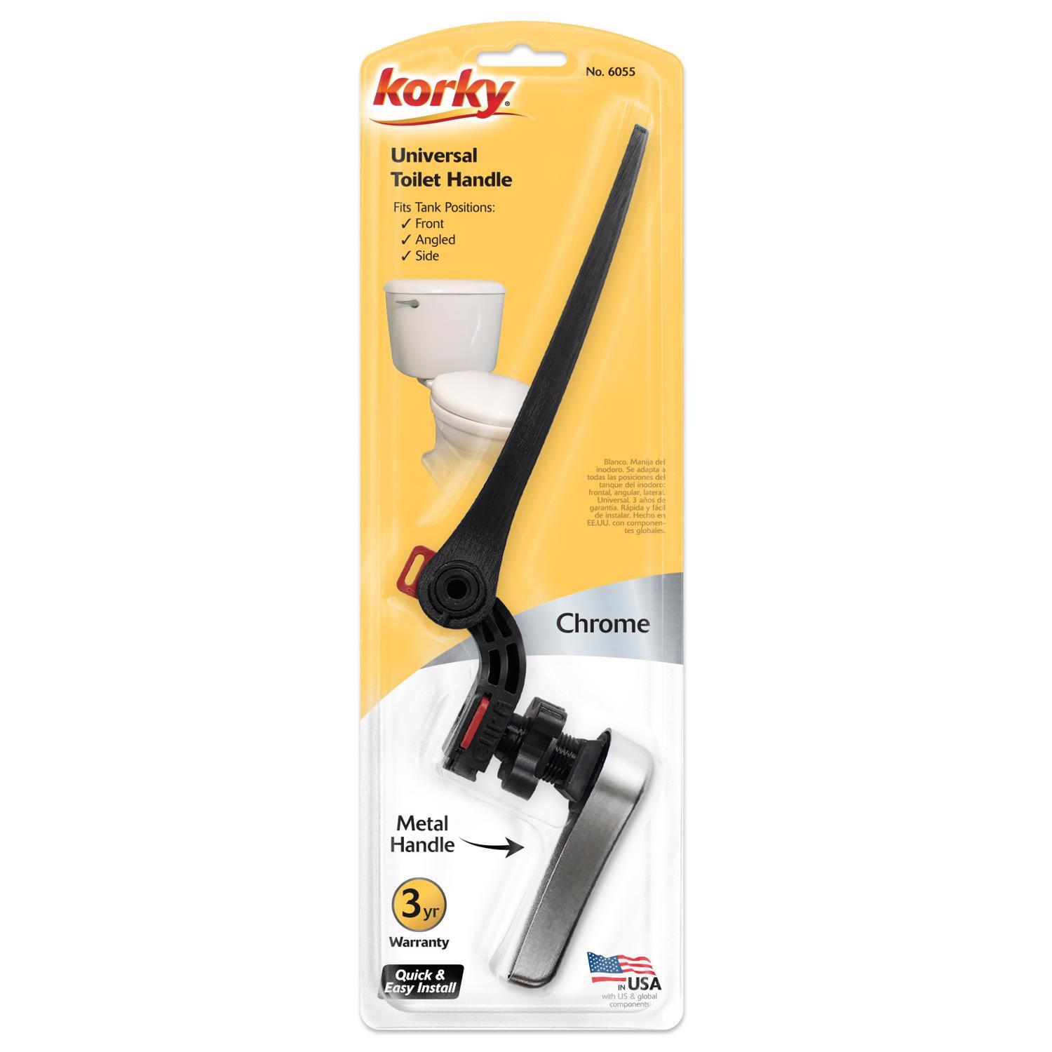 Korky Toilet Handle Chrome For Universal