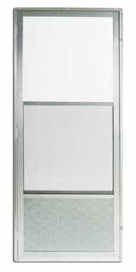 Croft Self-Storing Storm Door Self-Storing Imperial Style 161 80 in. x 36 in. Aluminum Left 36 in. 8