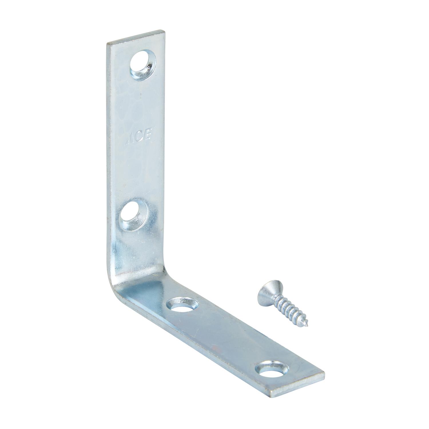 Ace 3 in. H X 4..75 in. W X 3 in. D Zinc Inside L Corner Brace